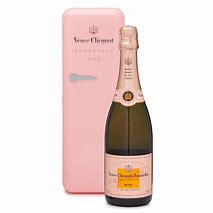Image result for Veuve Clicquot Champagne Pink Label Fridge Gift Pack Reims