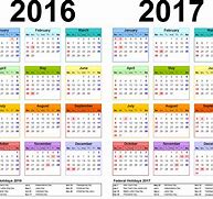 Image result for Calendar 2016 2017 2018 Year
