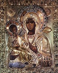 Image result for Greek Orthodox Icons Theotokos