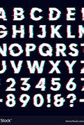 Image result for Glitch Effect Font