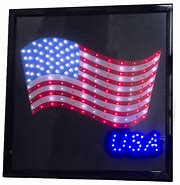 Image result for American Flag LED Sign