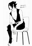 Image result for Sasuke Uchiha Sitting