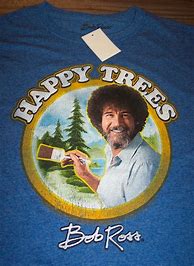 Image result for Bob Ross Happy Trees T-Shirt