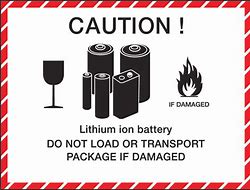 Image result for li batteries warning labels templates