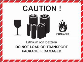 Image result for Print Battery Symbol for Shipping