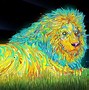 Image result for Trippy Lion Art