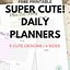Image result for Cute Daily Planner Template