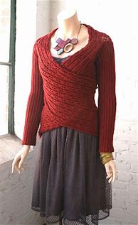 Image result for Wrap Cardigan Knitting Pattern