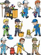 Image result for Man Cleaning House Cartoon