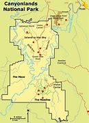 Image result for Canyonlands National Park Utah Map