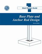 Image result for AISC 9th Edition Anchor Bolt