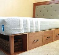 Image result for DIY Storage Bed Frame
