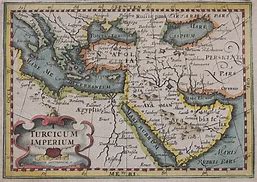 Image result for Antique World Map Middle East
