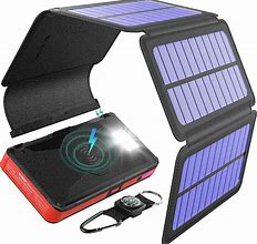 Image result for Power Bank and Solar Panel Combo