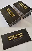 Image result for Gold Foil Business Cards