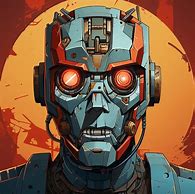 Image result for Animated Robot Head