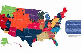 Image result for NFL Fan Map