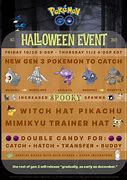 Image result for Halloween Pokemon Go Card