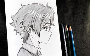Image result for Side View of Anime Boy