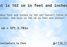 Image result for 162 Cm Height in Feet