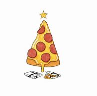 Image result for Christmas Pizza Cartoon