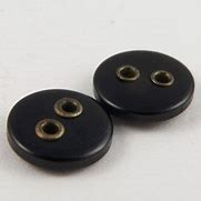 Image result for 2 Hole Black Buttons