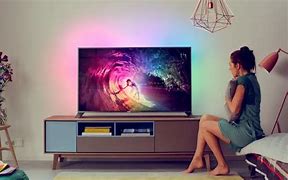 Image result for 55-Inch TV On Wall in Living Room