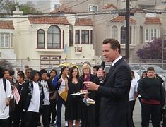 Image result for Governor Newsom Young