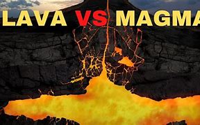 Image result for Lava versus Magma