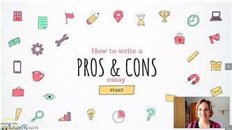 Image result for Writing Pros Cons