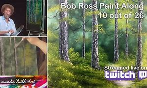 Image result for Bob Ross Silent Forest