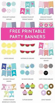 Image result for Create Your Own Banner Free Printable