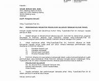 Image result for Contoh Surat Lantikan Panel Klinik