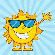 Image result for Cartoon Sun with Sunglasses