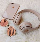 Image result for Beats Headphones Black and Rose Gold