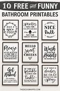 Image result for Funny Bathroom Printables