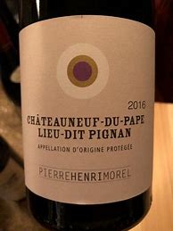 Image result for Pierre Henri Morel Chateauneuf Pape