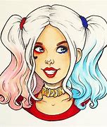 Image result for Simple Harley Quinn Drawing