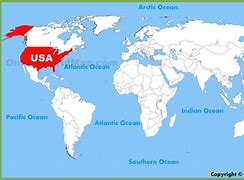 Image result for World Map US Area