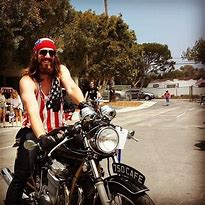 Image result for Biker Men with Beard and Long Hair