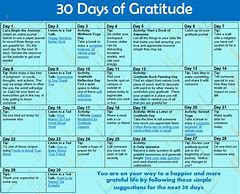 Image result for 30 Days Gratitude