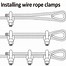 Image result for Wire Rope Slide Clamp