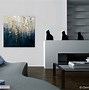 Image result for Abstract Blue Gold Painting