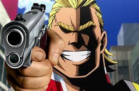 Image result for MHA Gun Meme