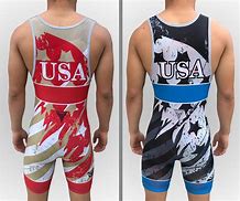 Image result for USA Greco Wrestling Singlet