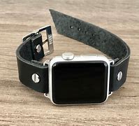 Image result for Black Leather Apple Watch