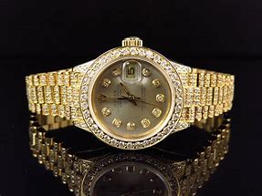 Image result for Rolex Gold Diamond Watch