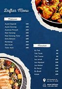 Image result for Daftar Harga Makanan Sesmbako