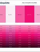 Image result for Hot Pink Colour Palette