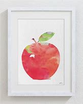 Image result for Apple Print Painting